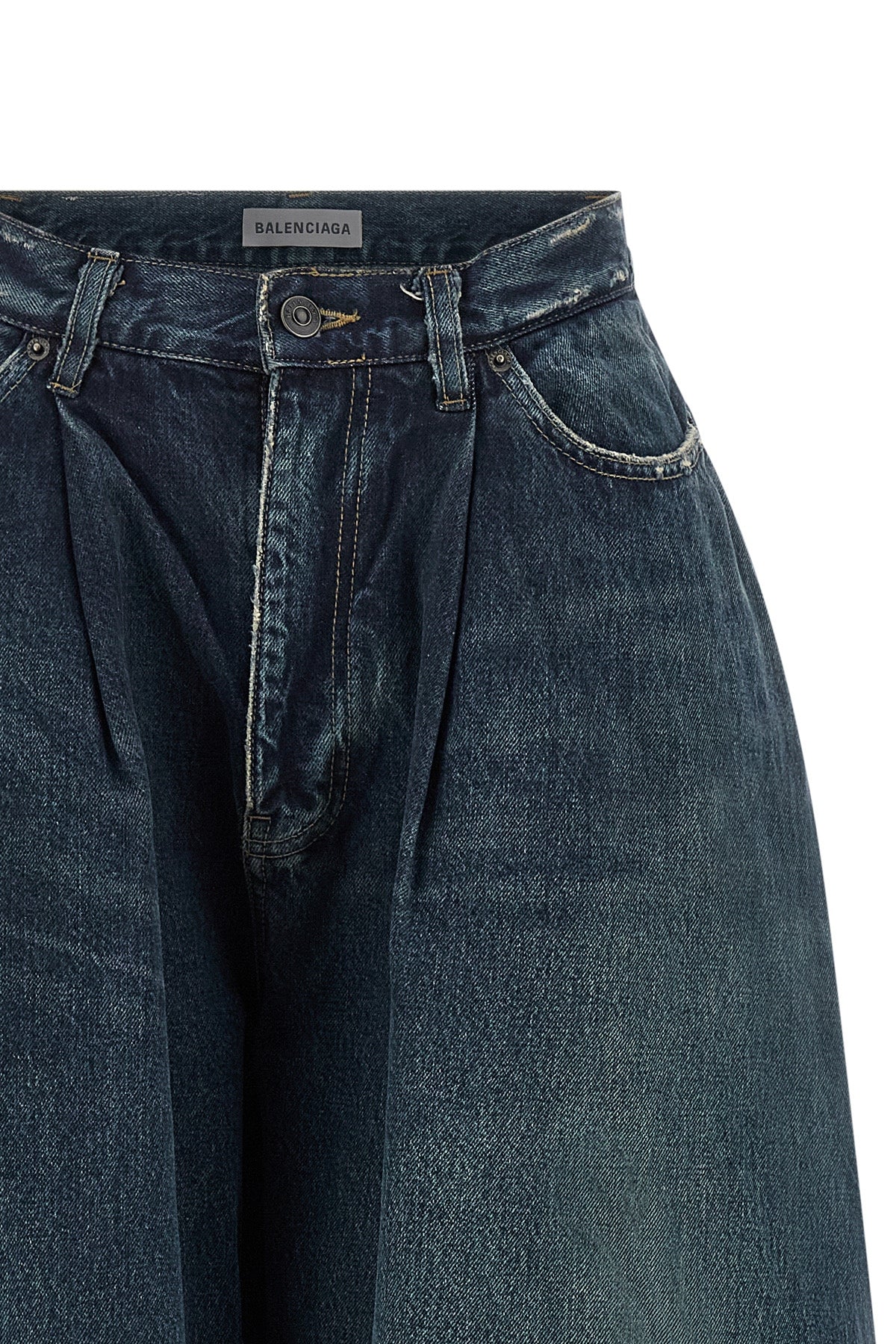 balenciaga denim pants redefine the codes of streetwear