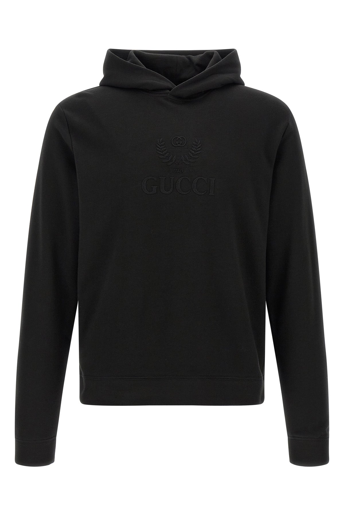 the gucci sweatshirt bases the codes of casual dress in absolute luxury