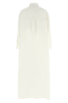 silk poplin and cotton organza shirt