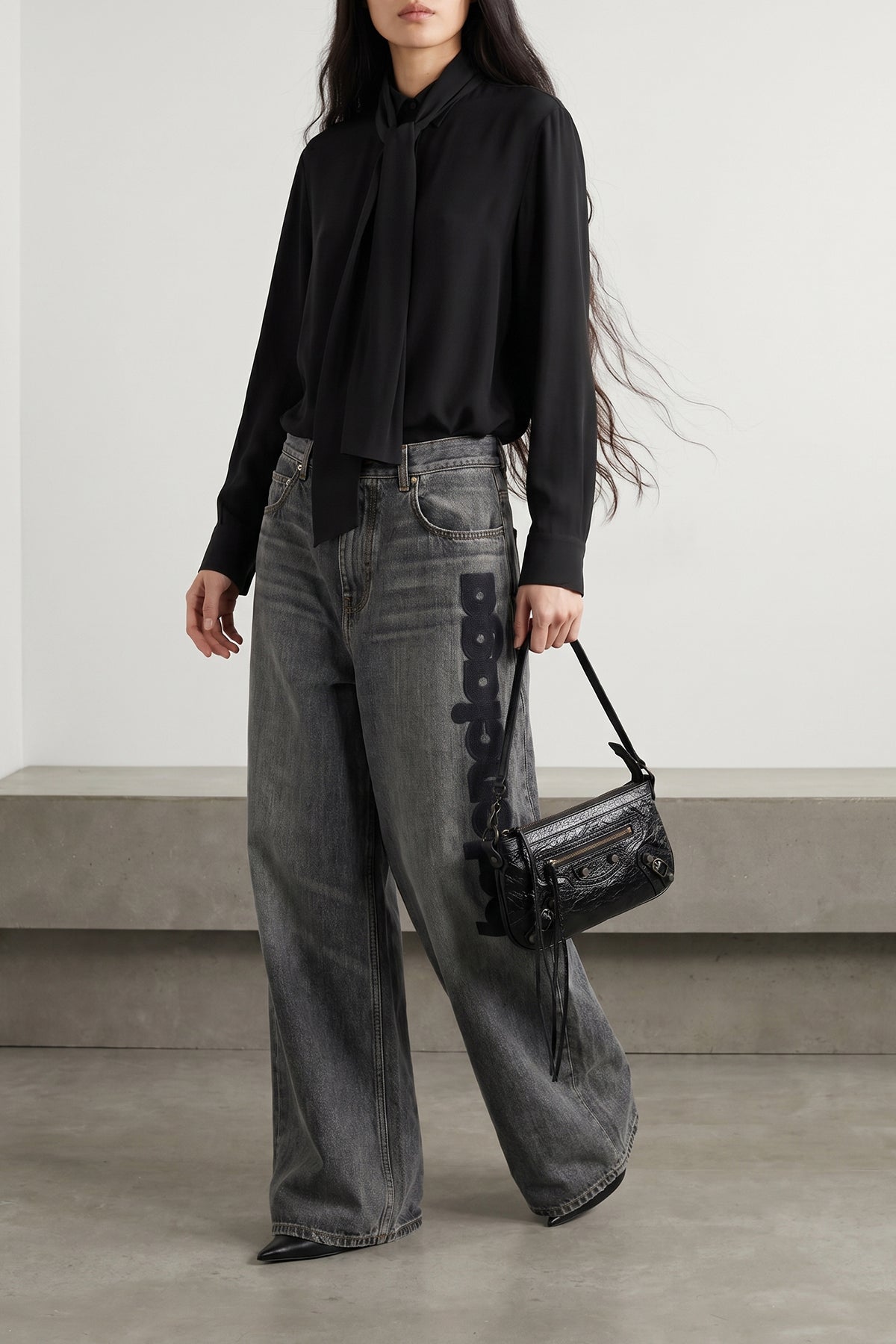 silk georgette shirt