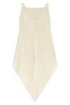 a sciarpa wool and silk crêpe top