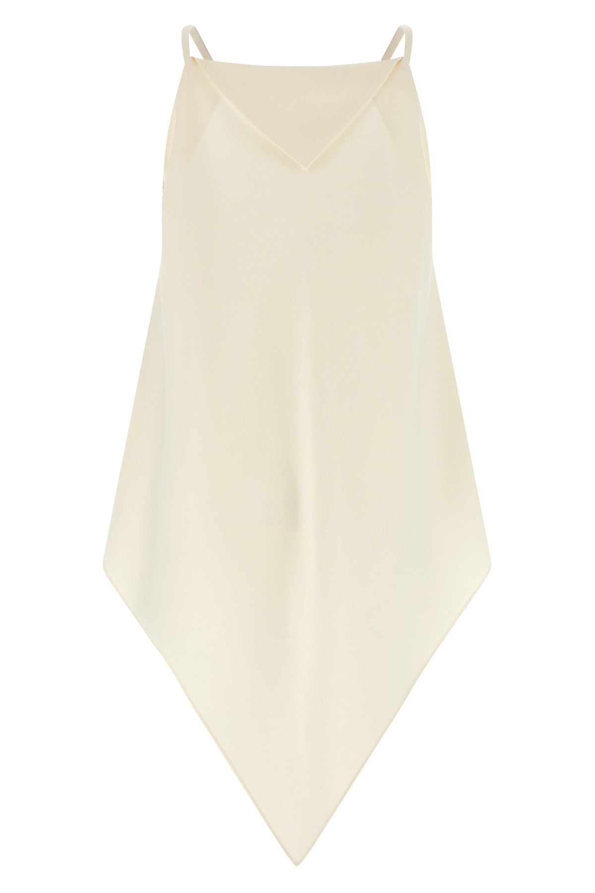 a sciarpa wool and silk crêpe top