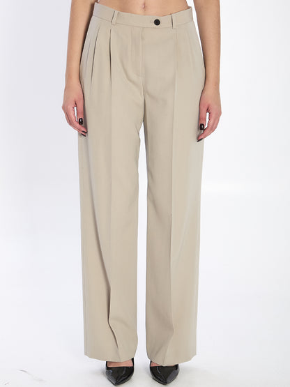 THE ROW 02 virgil trousers in virgin wool 