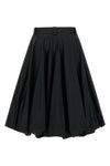bermuda shorts in shiny silk blend