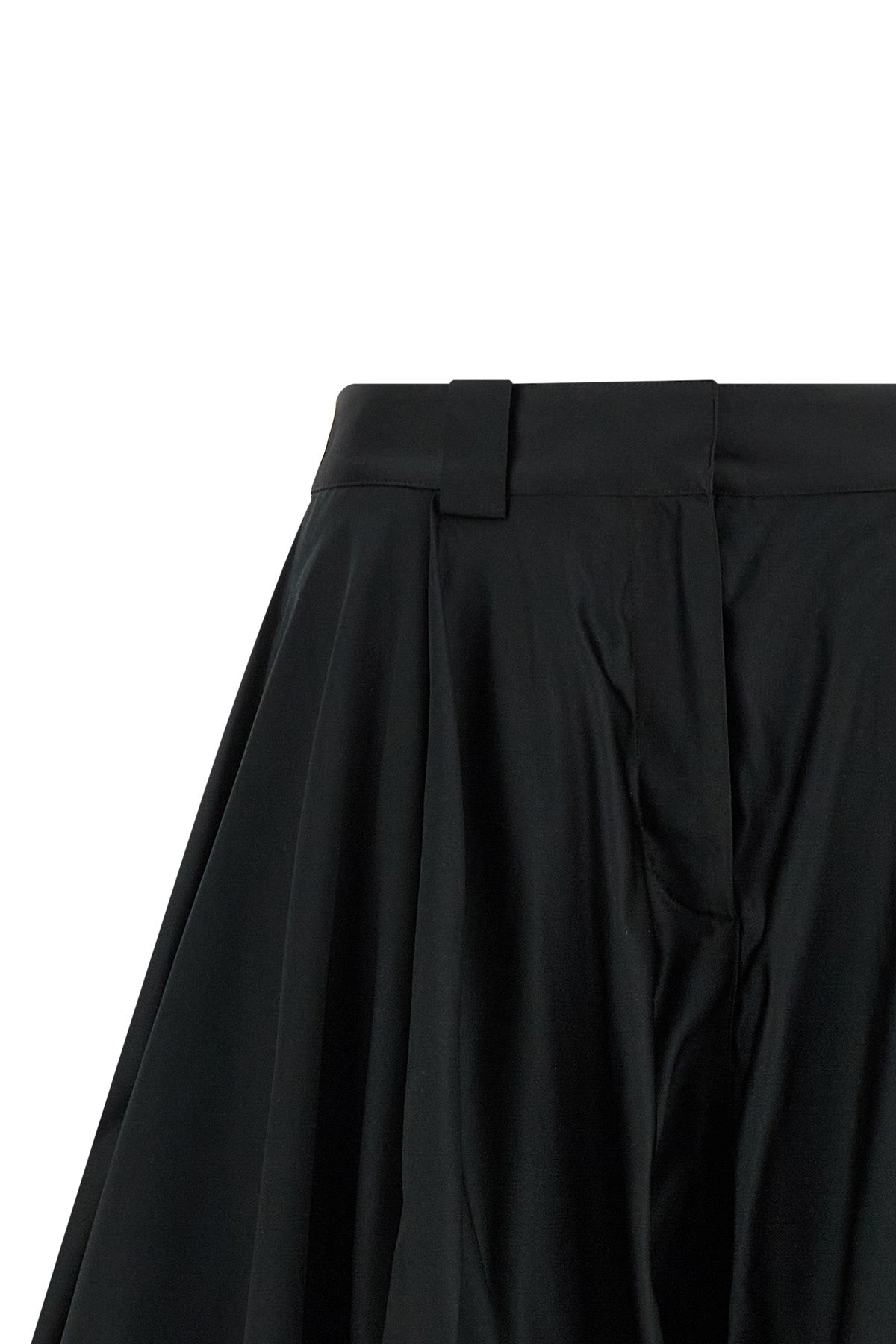 bermuda shorts in shiny silk blend