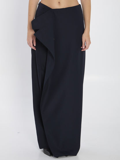 JEAN PAUL GAULTIER 36 pantaskirt with trench details