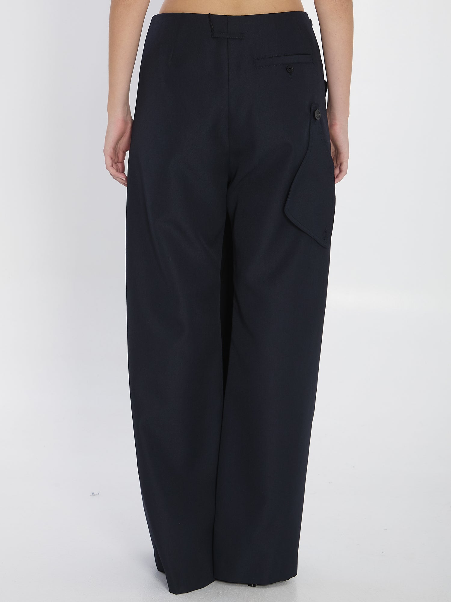 JEAN PAUL GAULTIER 36 pantaskirt with trench details