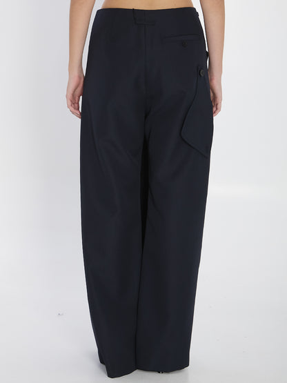 JEAN PAUL GAULTIER 36 pantaskirt with trench details