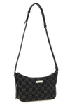 the lady lunetta shoulder bag by gucci defines a compact crescent shape through