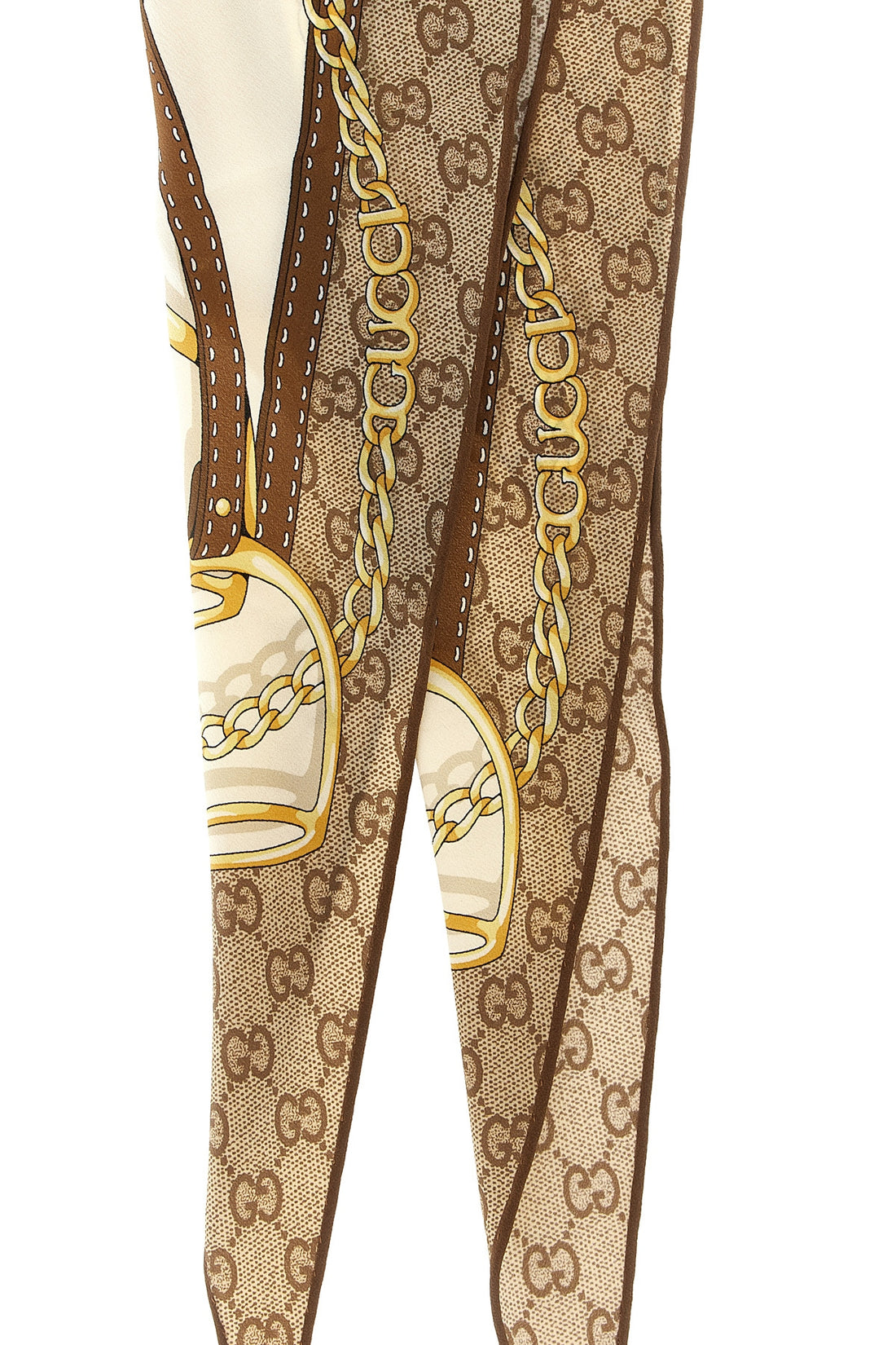 GUCCI OS the gucci scarf redefines archival codes through a diamond silhouette