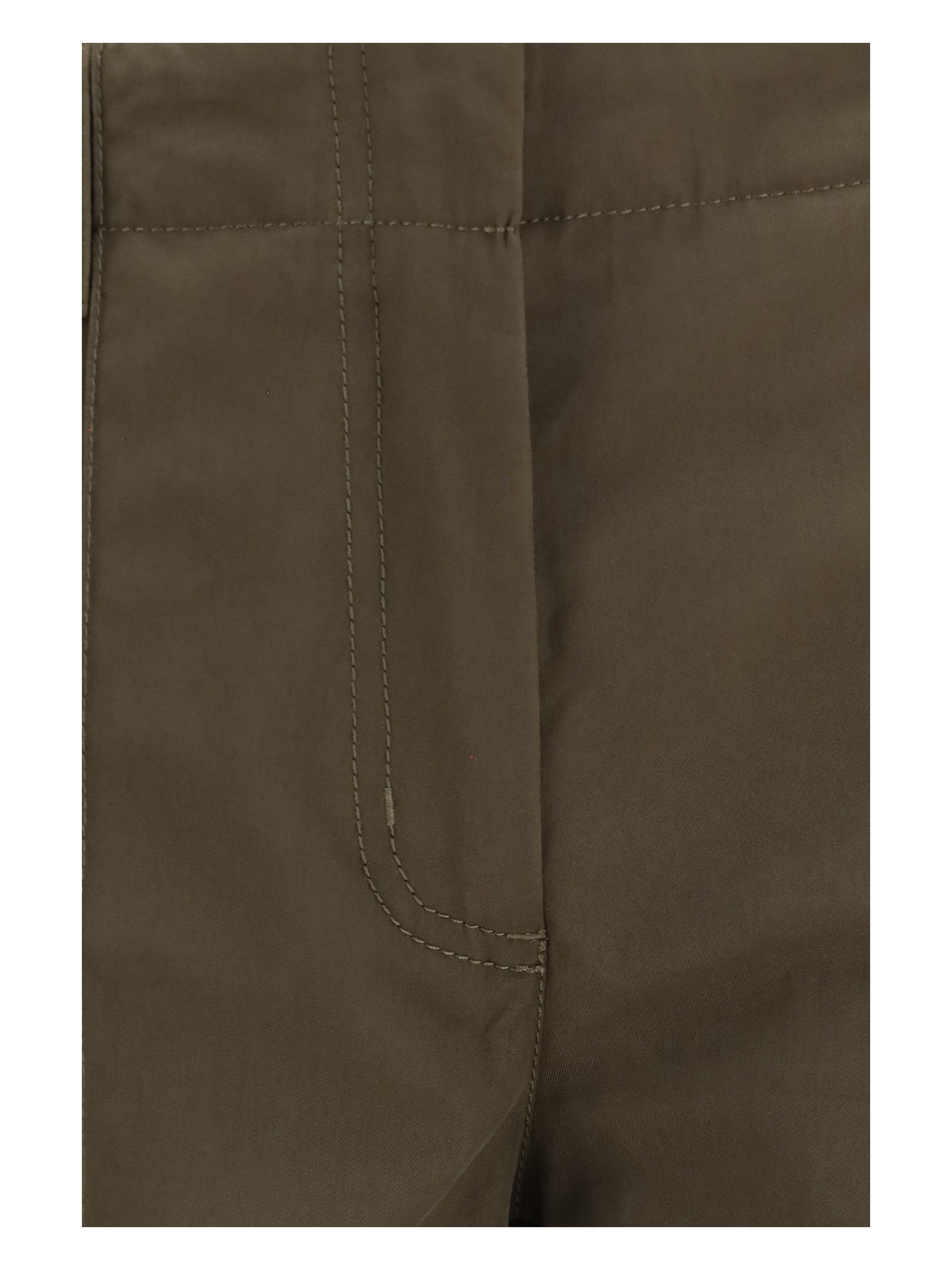 gabardine cargo trousers