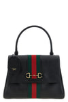 gucci paparazzo midi handbag is made of soft black calf leather