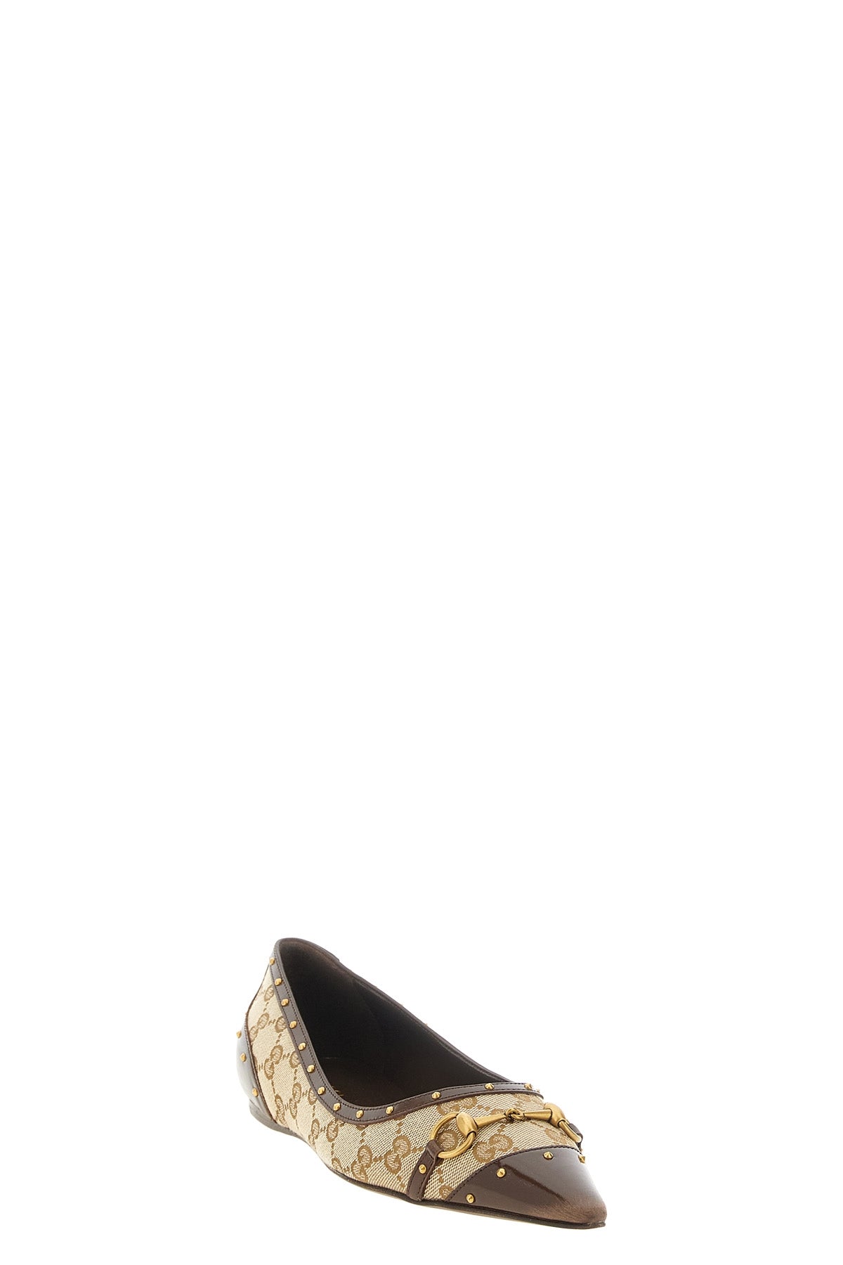 gucci savoy gg fabric ballet flats blends the maisons heritage