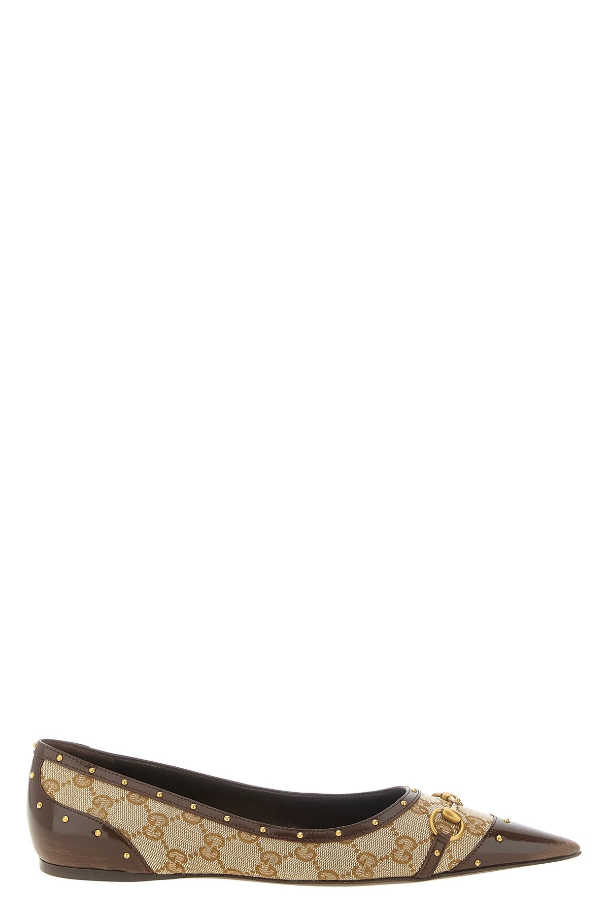gucci savoy gg fabric ballet flats blends the maisons heritage