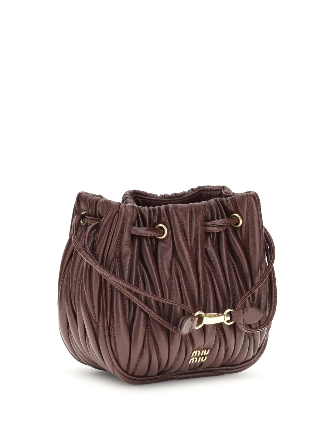 MIU MIU OS matelassé nappa leather pouch