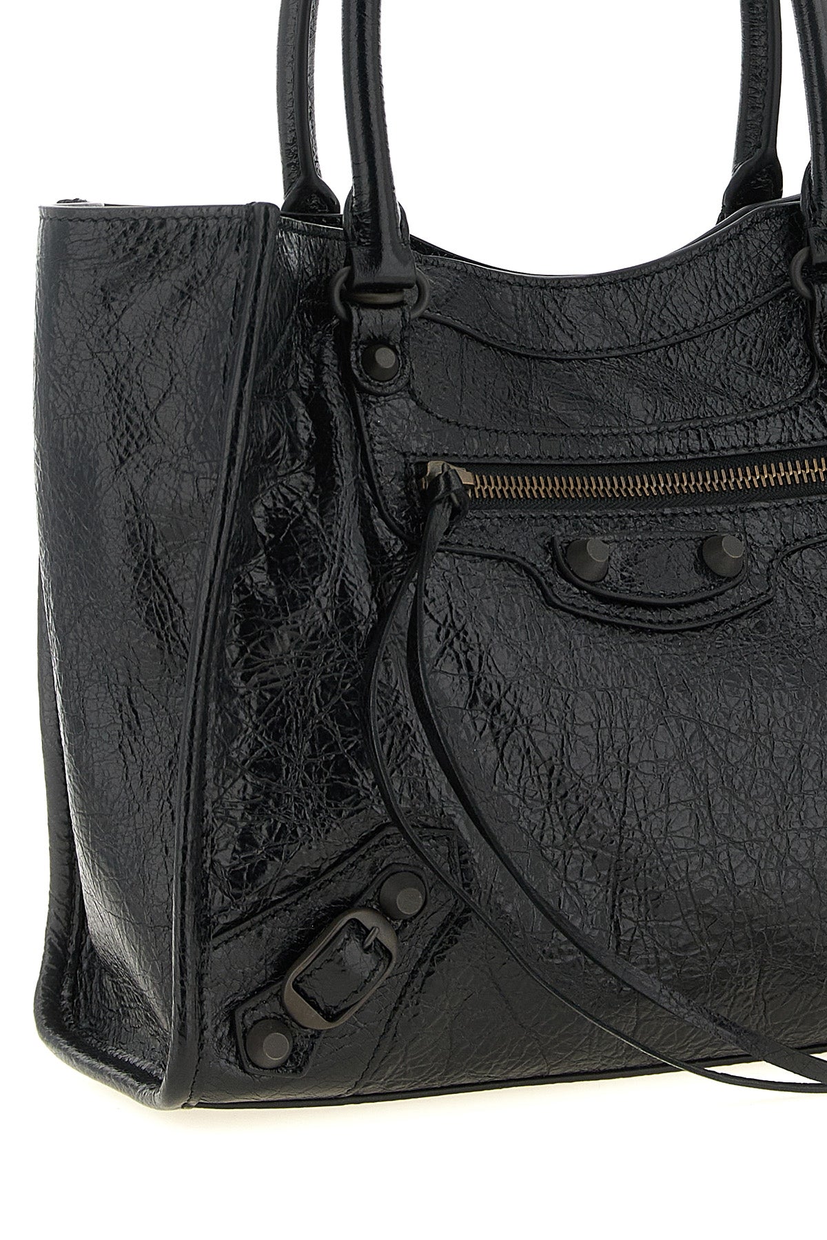 the balenciaga le city tote mini handbag is meticulously