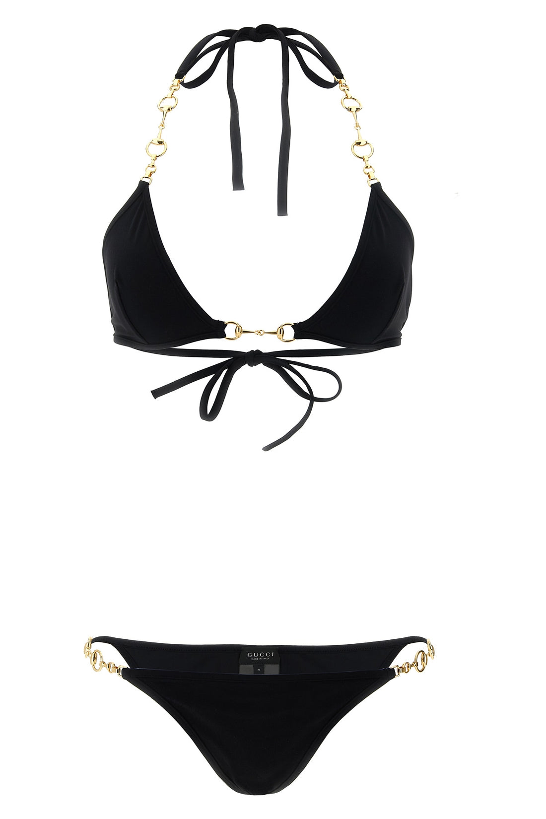 GUCCI L the gucci bikini redefines the seaside aesthetic through a sartorial constructio