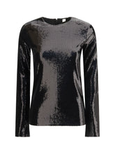 TOTEME L long-sleeved sequin top