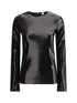 TOTEME L long-sleeved sequin top