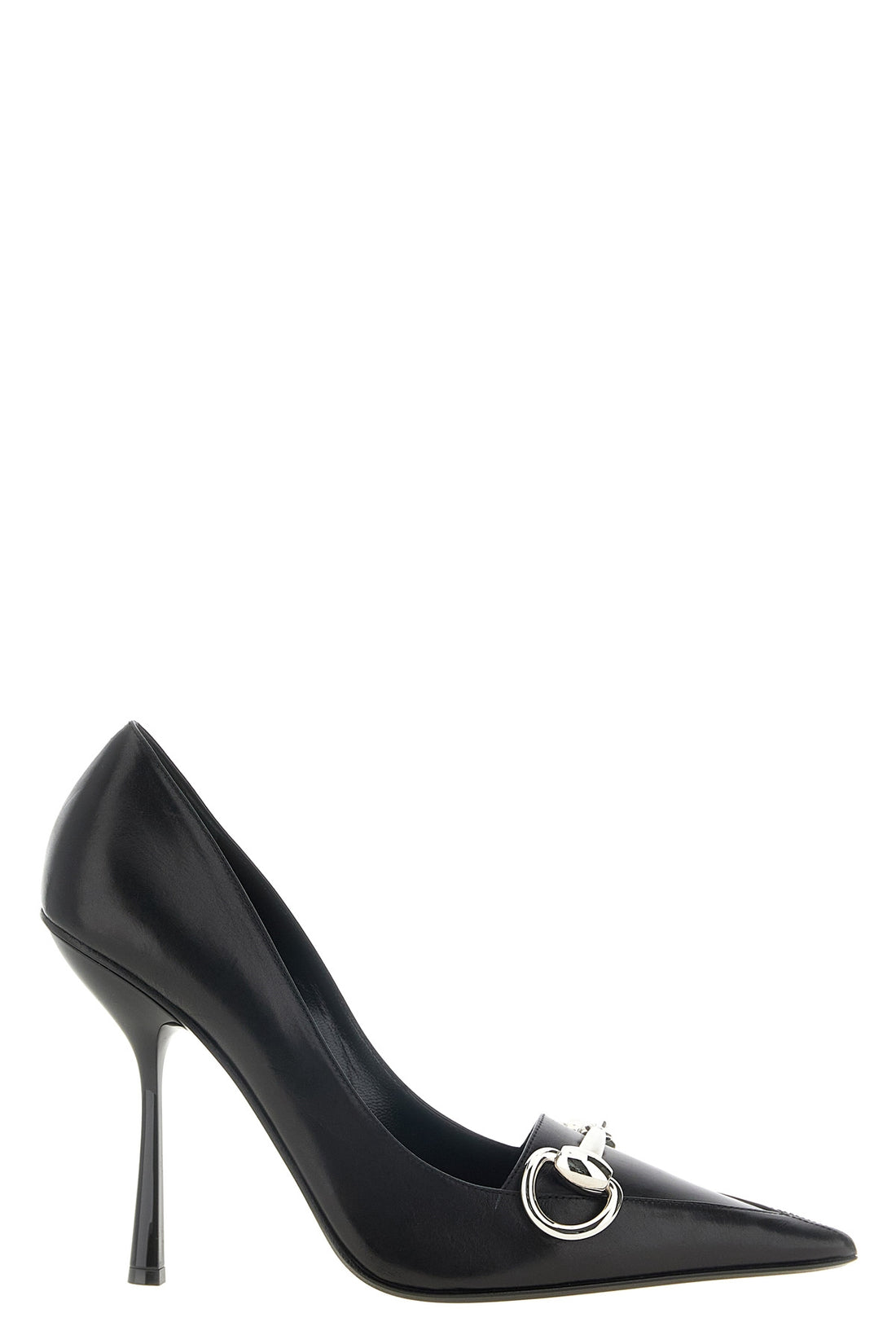 GUCCI 38 gucci boulevard pumps define a rigorous silhouette through a geometric and sha