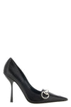 gucci boulevard pumps define a rigorous silhouette through a geometric and sha