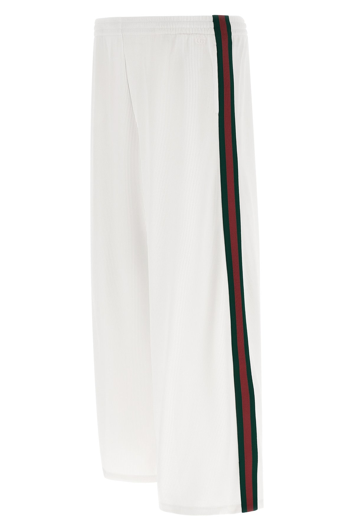 gucci leisure pants redefine everyday wear through a structured construction in