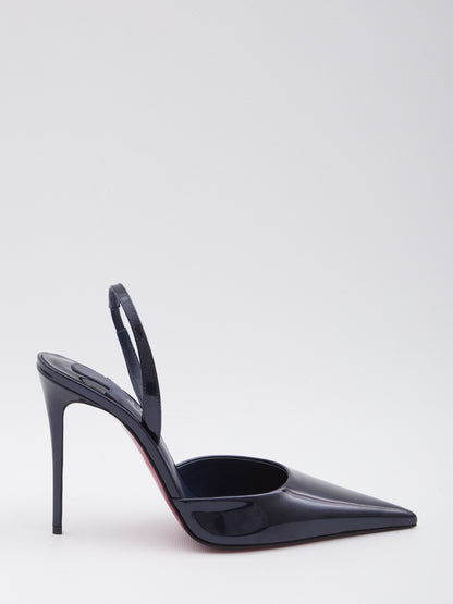 CHRISTIAN LOUBOUTIN 38 kate max o sling slingback pumps