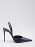 CHRISTIAN LOUBOUTIN 38 kate max o sling slingback pumps