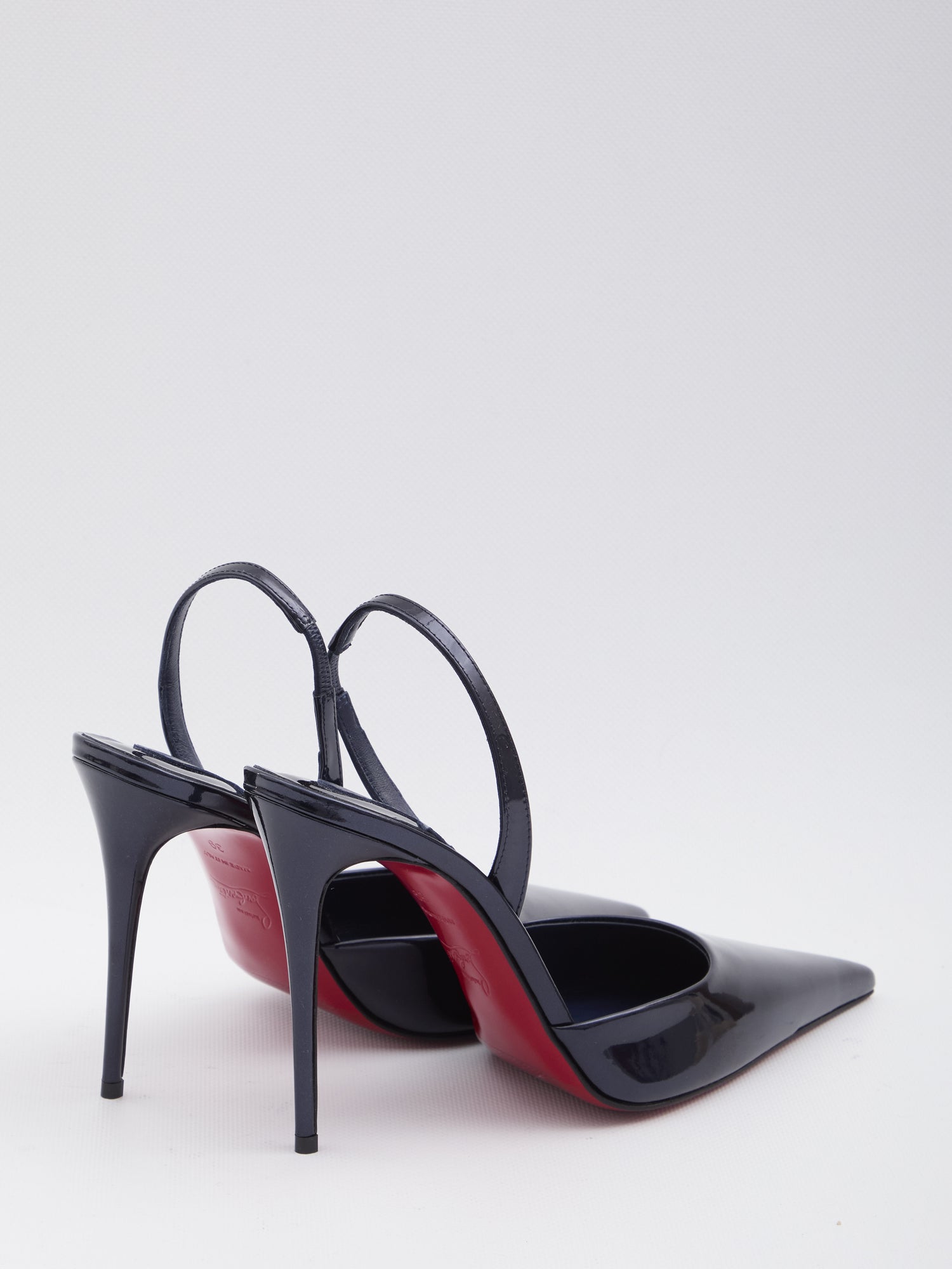 CHRISTIAN LOUBOUTIN 38 kate max o sling slingback pumps