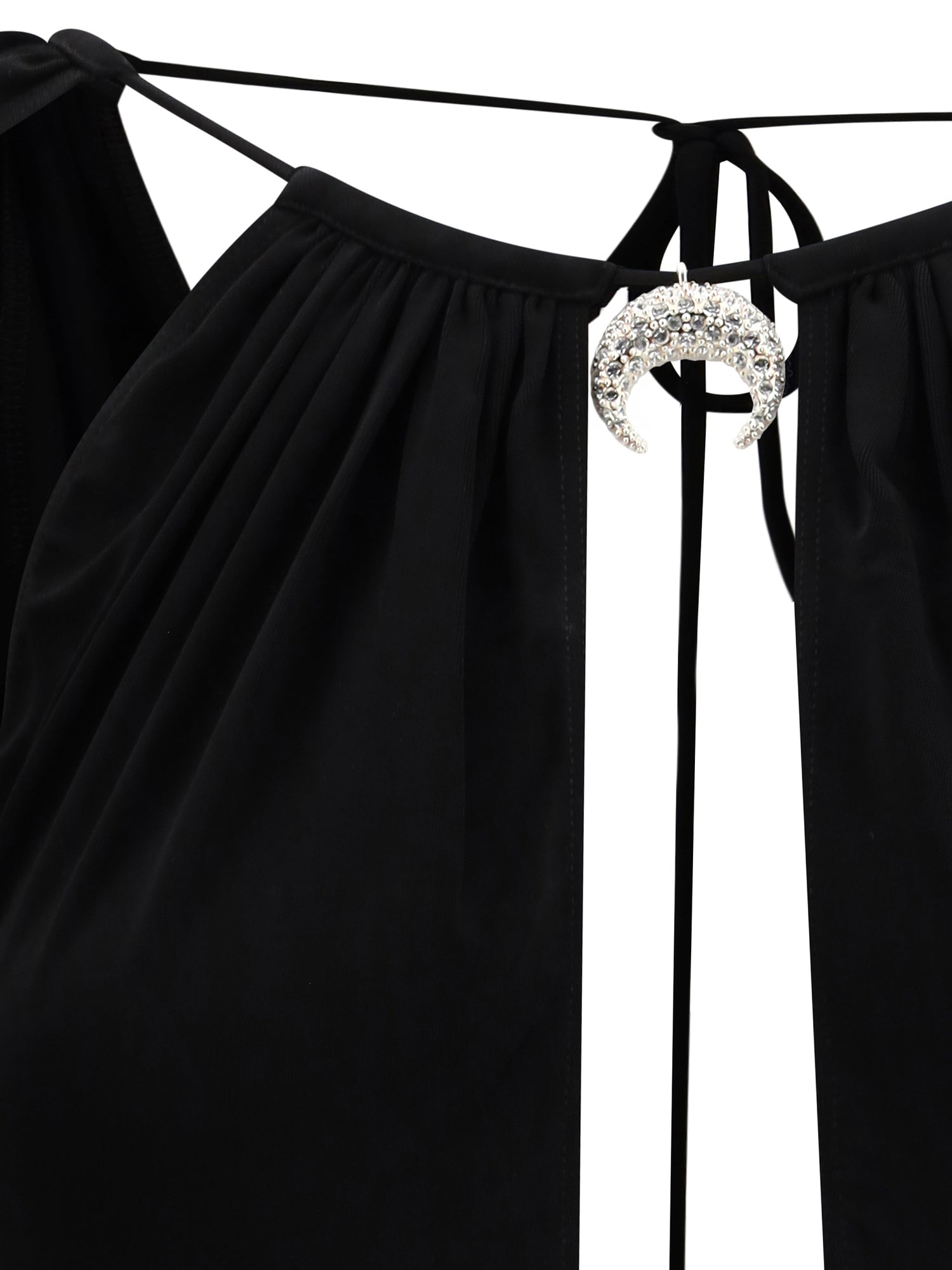 MARINE SERRE 36 stretch viscose bodysuit 