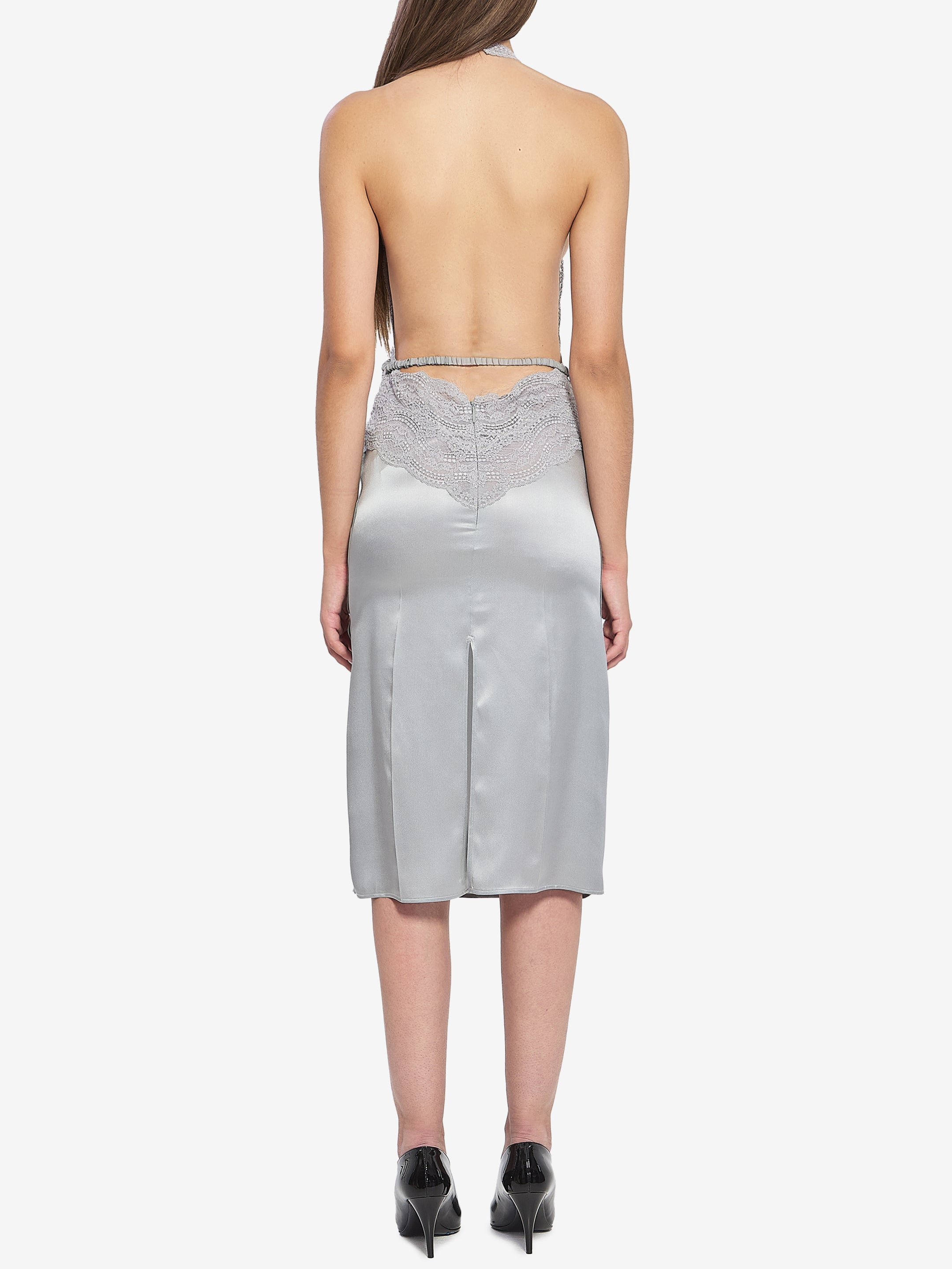 GUCCI S silk satin dress