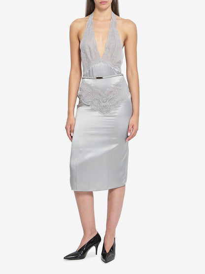 GUCCI S silk satin dress