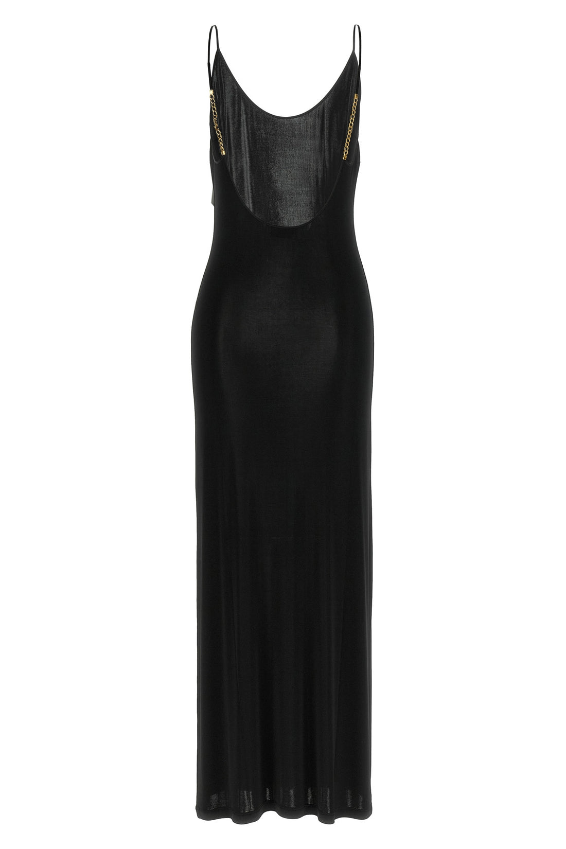 SAINT LAURENT L the saint laurent black long dress exemplifies the maisons mastery in sensual a