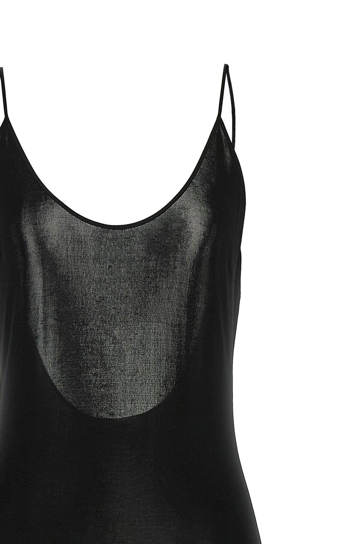 the saint laurent black long dress exemplifies the maisons mastery in sensual a