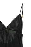 the saint laurent top redefines evening wear through precise sartorial construct