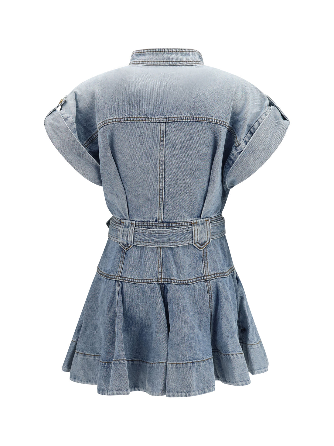 ZIMMERMANN 1 utility denim mini dress