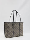 perry t monogram shopping bag