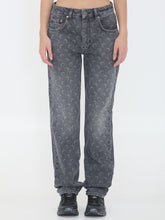 MARINE SERRE 36 laser moon grey jeans 