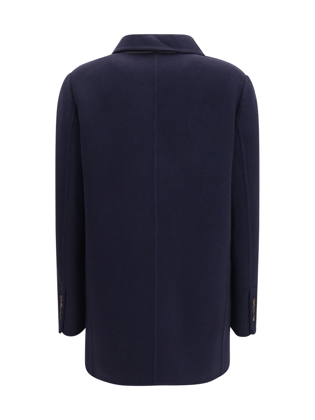 BRUNELLO CUCINELLI 44 single-breasted wool and cashmere jacket