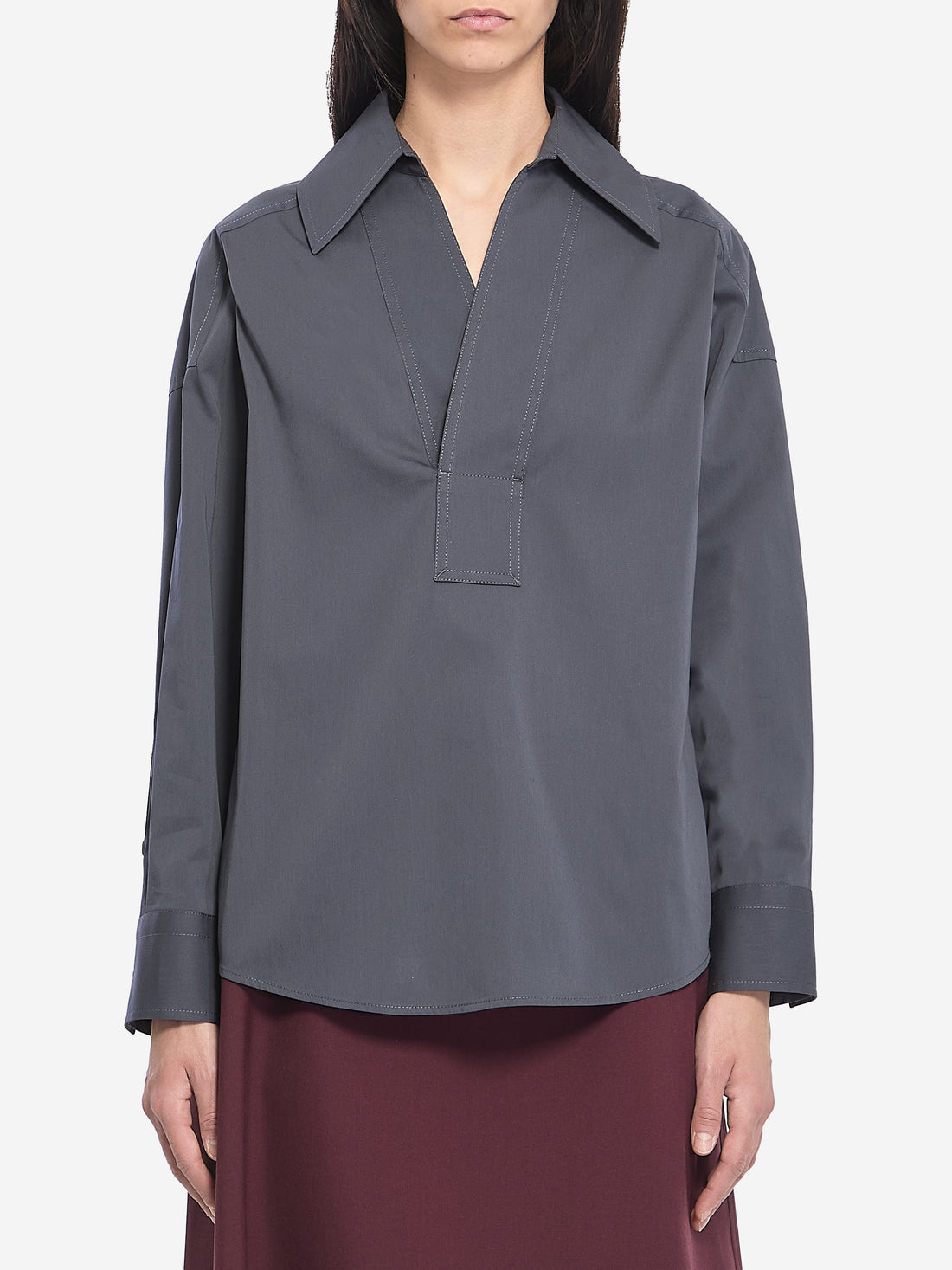 BOTTEGA VENETA 38 cotton and silk shirt