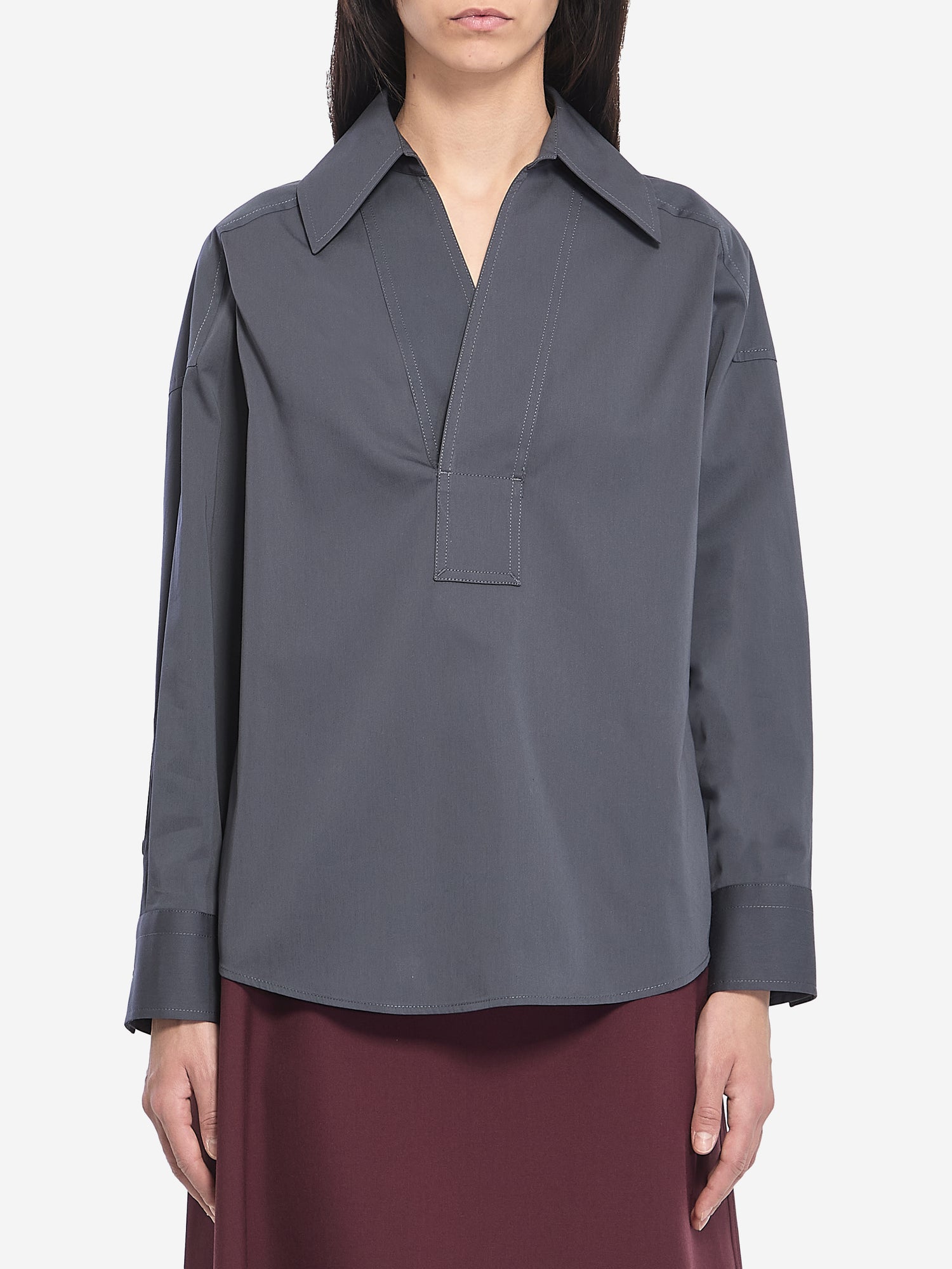 BOTTEGA VENETA 38 cotton and silk shirt