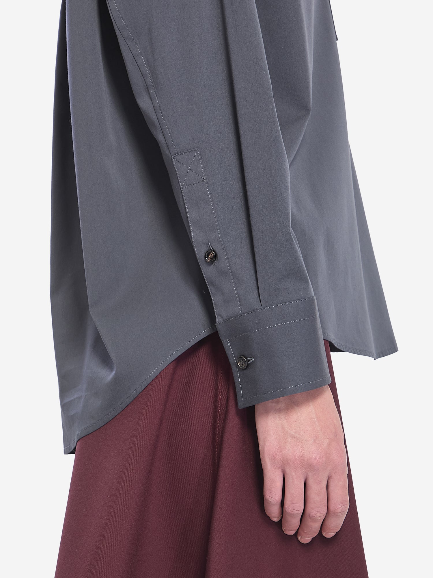 BOTTEGA VENETA 38 cotton and silk shirt