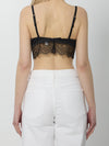 satin bralette with lace