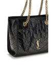 small niki leather tote bag
