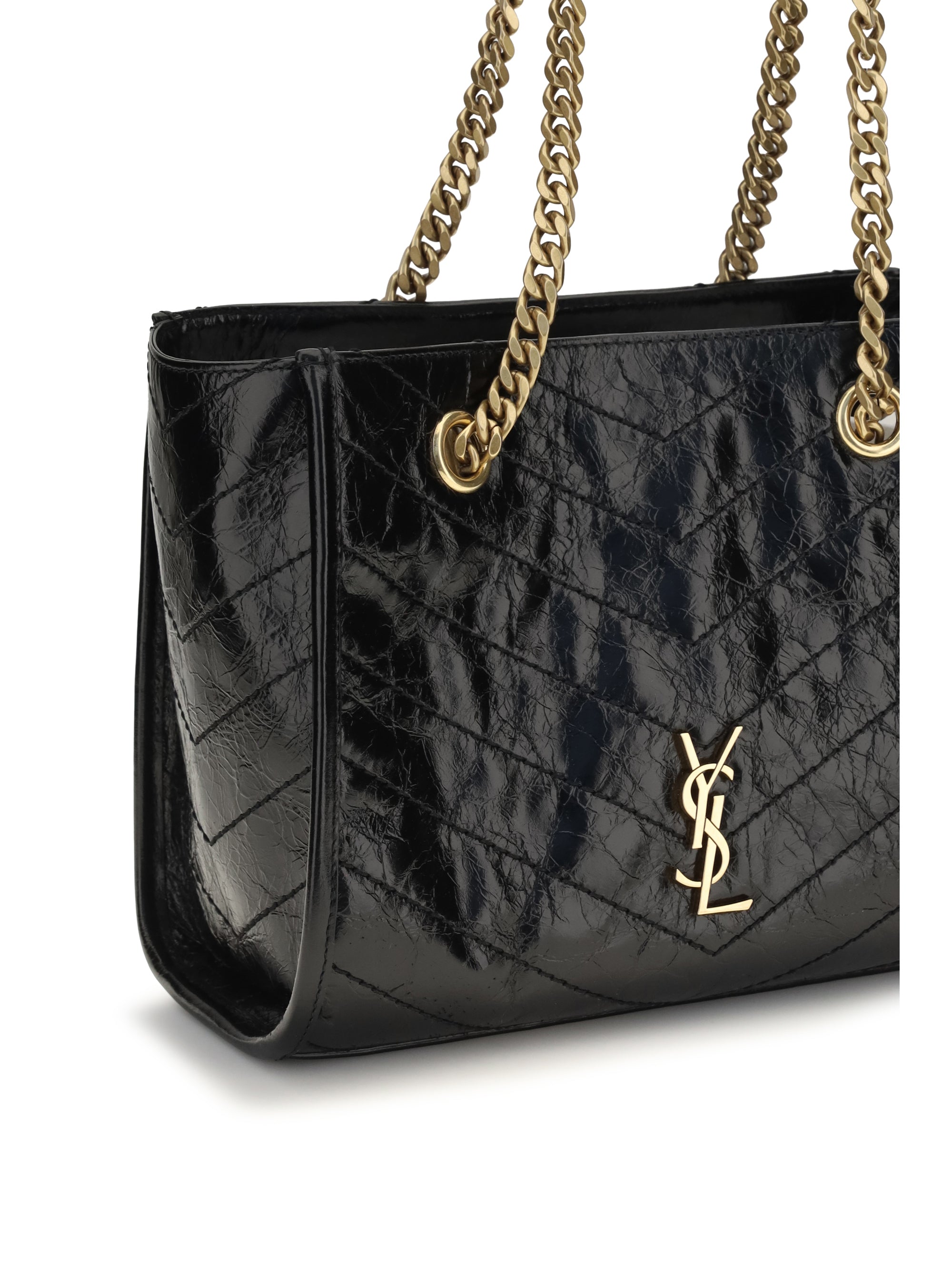 small niki leather tote bag
