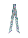 printed silk twill scarf