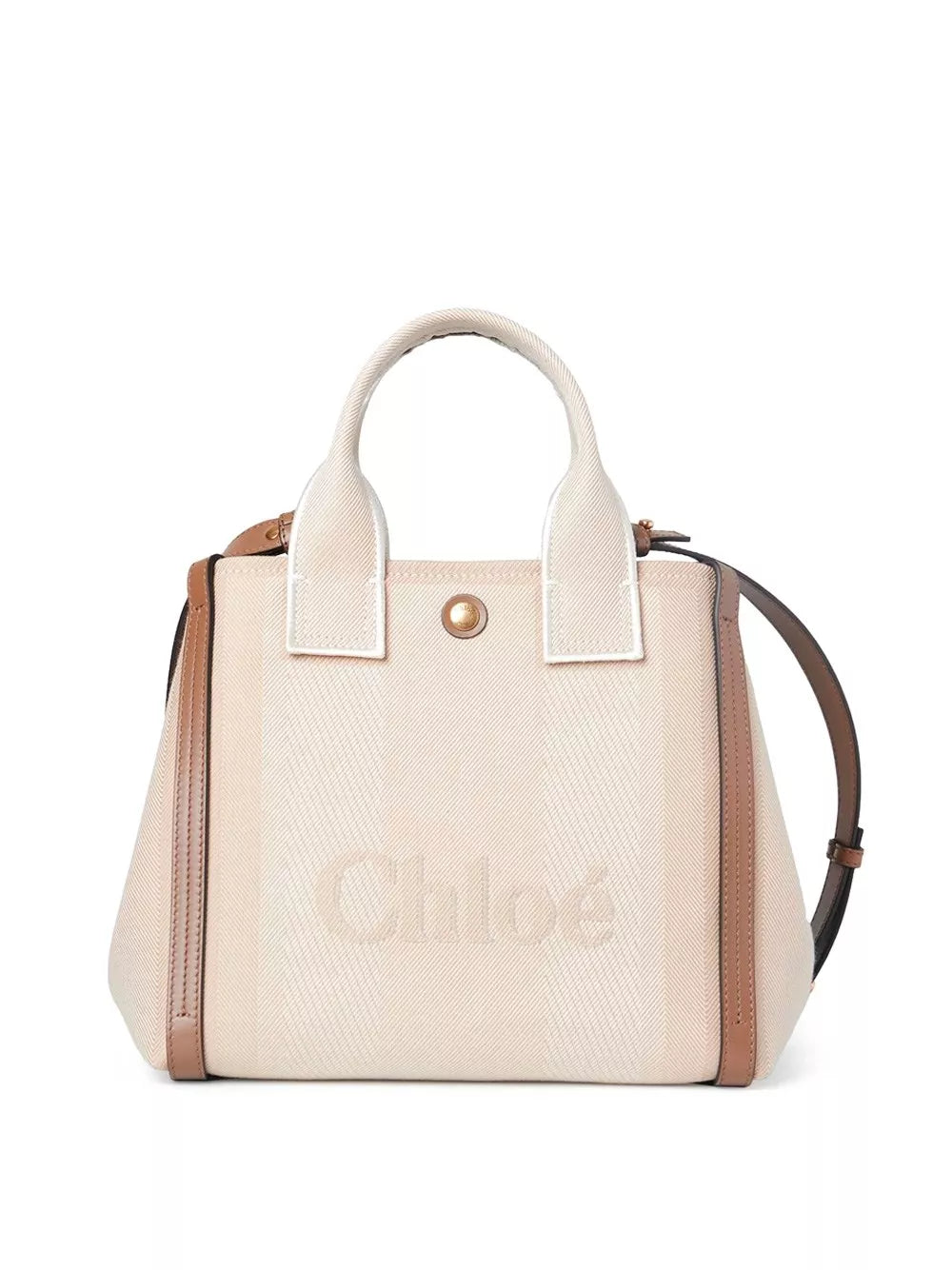 Chloé Small Chloé Carry Tote Bag In Canvas