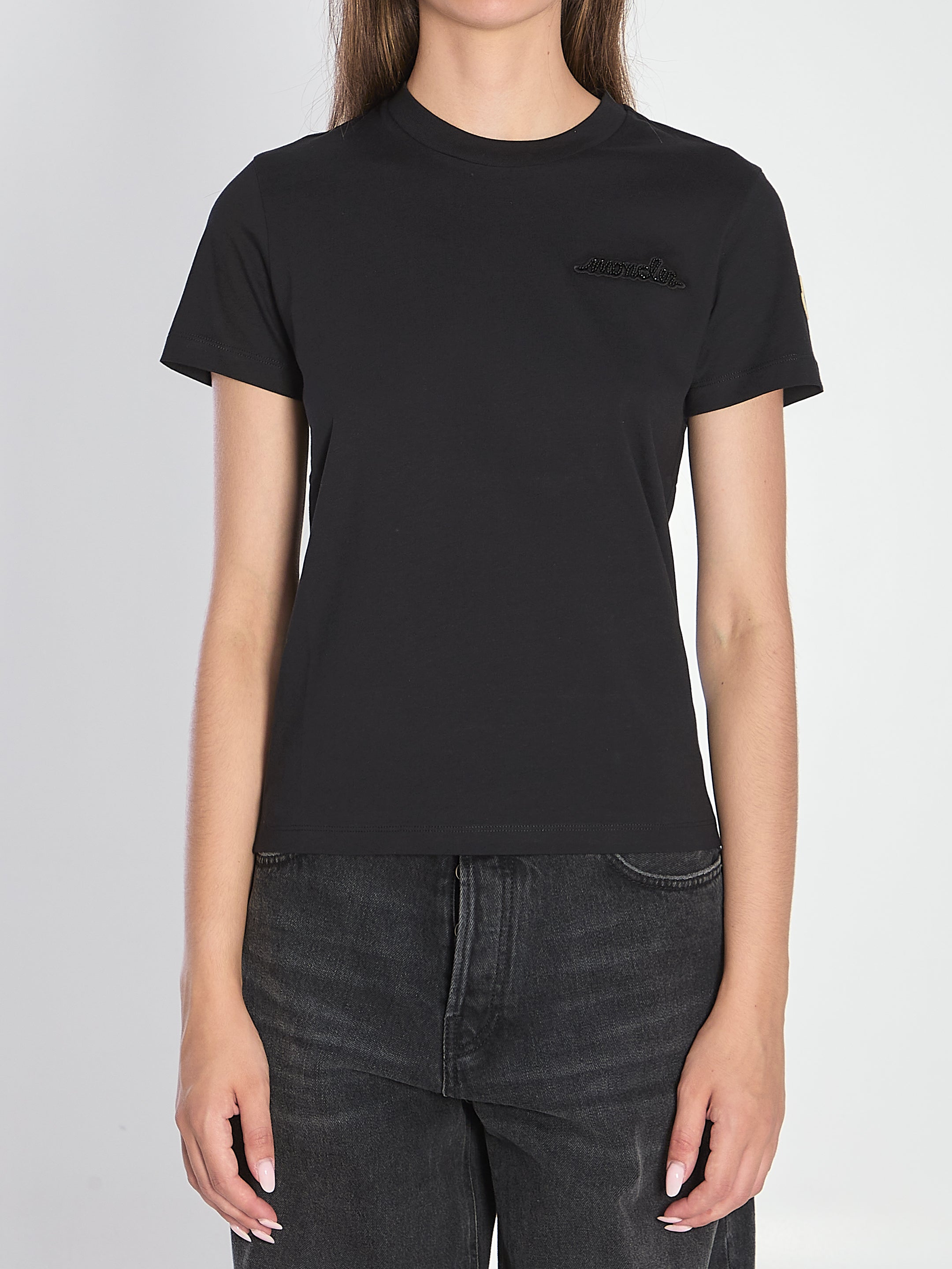 MONCLER M beaded logo t-shirt 