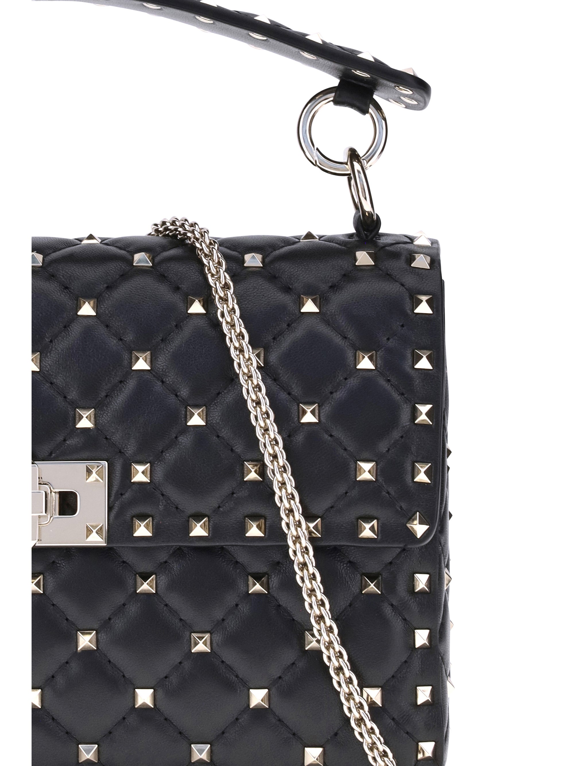 medium shoulder bag | rockstud spike | n