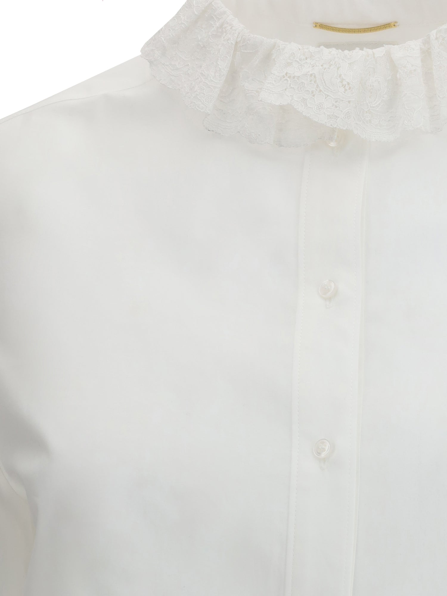 SAINT LAURENT 36 cotton poplin shirt